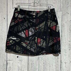 Slazenger Women Golf Skort Geometric Pattern With Pocket Size 4